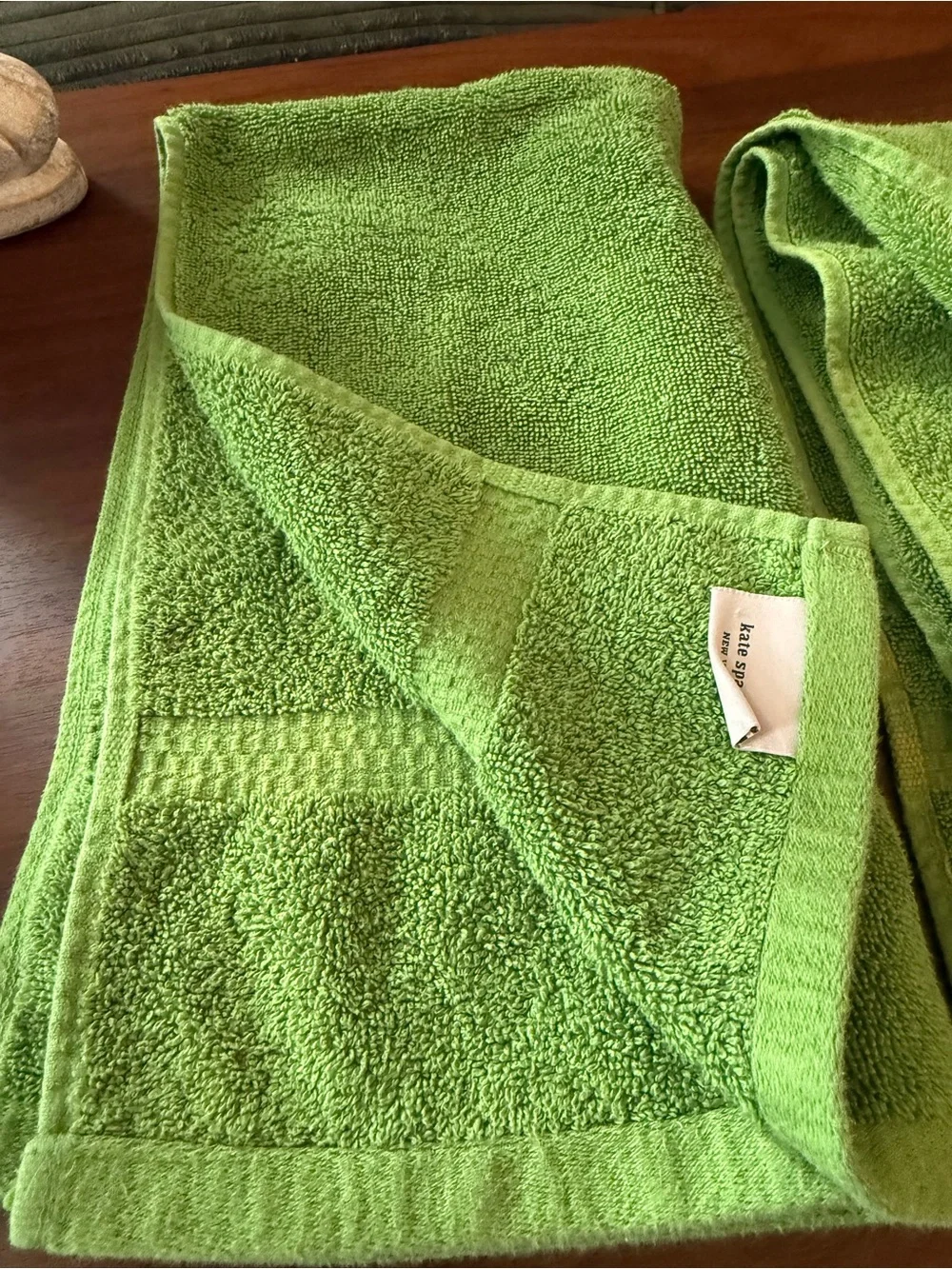 kate spade Green Terry Hand Towel